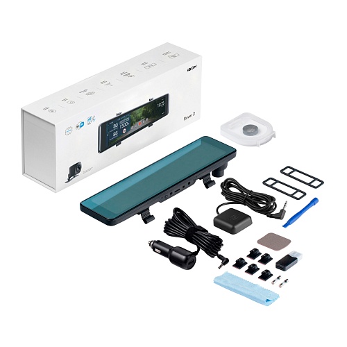 Видеорегистратор-зеркало с базой камер iBOX Rover 2 + Камера заднего вида FHD11